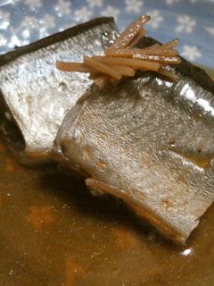 ☆圧力鍋で骨ごとパクッ☆秋刀魚の生姜煮☆-レシピのメイン写真
