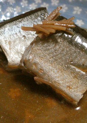 ☆圧力鍋で骨ごとパクッ☆秋刀魚の生姜煮☆-レシピのメイン写真