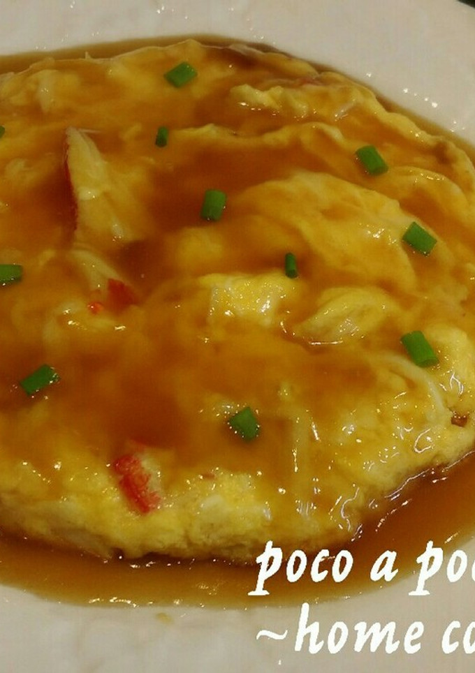 ふわとろ、蟹たっぷり～♡蟹玉-レシピのメイン写真