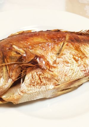お食い初めに♡鯛の塩焼き❁*+-レシピのメイン写真