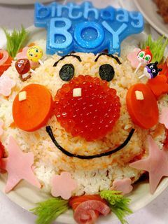 ちらし寿司ケーキ アンパンマン-レシピのメイン写真