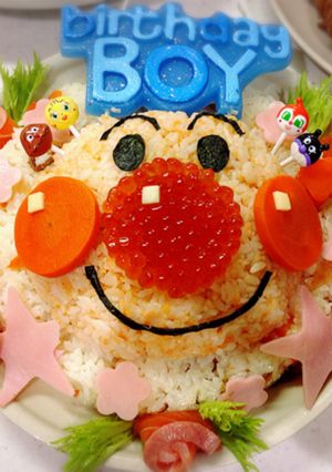 ちらし寿司ケーキ アンパンマン-レシピのメイン写真