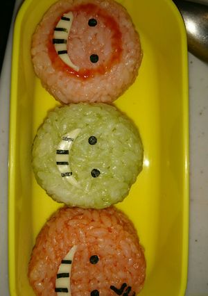簡単にできる殺せんせーキャラ弁-レシピのメイン写真