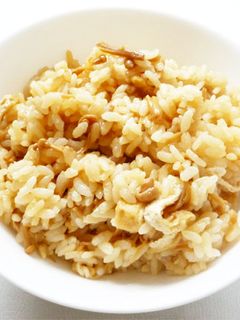 なめ茸の炊き込みご飯-レシピのメイン写真