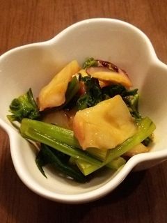 菜花とタコの辛子醤油和え-レシピのメイン写真