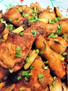 ご飯が進む【手羽元とコロコロ葱の照り煮】-レシピのメイン写真