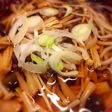 とろ〜り!熱々★あんかけきのこ蕎麦