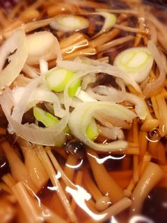 とろ〜り!熱々★あんかけきのこ蕎麦-レシピのメイン写真