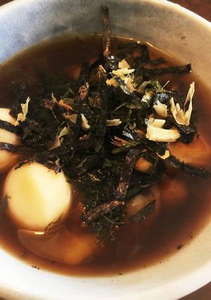 海苔と里芋のお雑煮（房総地方）-レシピのメイン写真