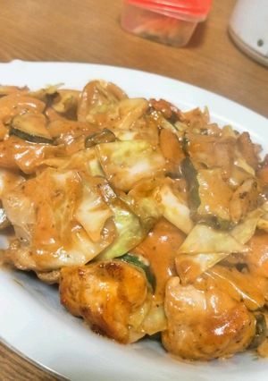 鶏肉と野菜のマヨネーズ炒め-レシピのメイン写真