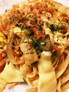簡単 焼うどんのグラタン風-レシピのメイン写真