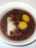 レンジでぜんざい♪栗入り簡単お汁粉