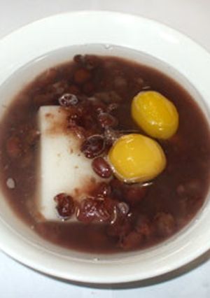 レンジでぜんざい♪栗入り簡単お汁粉-レシピのメイン写真