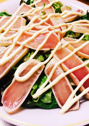 マグロのカルパッチョ-レシピのメイン写真