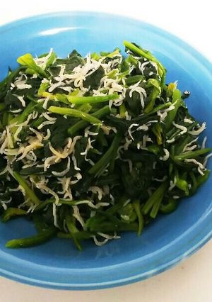 ほうれん草のしらす炒め-レシピのメイン写真