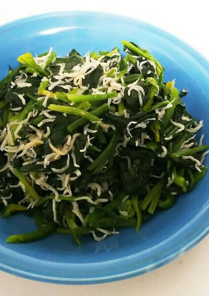 ほうれん草のしらす炒め-レシピのメイン写真