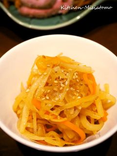 おせちリメイク☆紅白なますの炒め煮-レシピのメイン写真
