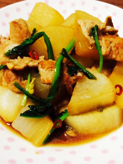 大根と豚肉のオイスターソース煮-レシピのメイン写真