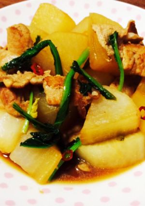 大根と豚肉のオイスターソース煮-レシピのメイン写真