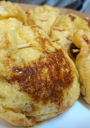 コリコリ食感♪にんじん入り納豆あげ焼き！-レシピのメイン写真