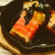 簡単!スキレットで絶品甘だれ餅ベーコン♪