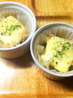 お弁当に 簡単 厚揚げのチーズ焼き-レシピのメイン写真