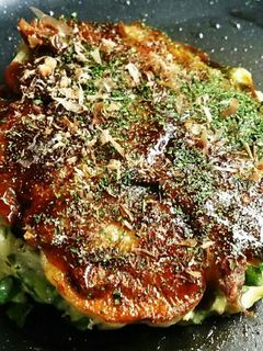 豆腐でヘルシー!じゃがいもお好み焼き-レシピのメイン写真