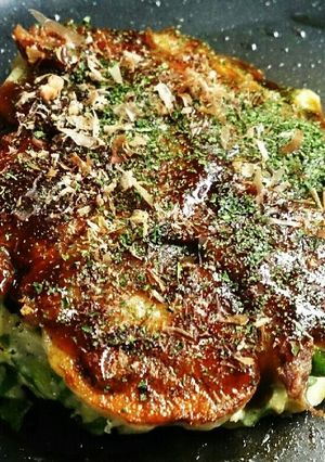 豆腐でヘルシー！じゃがいもお好み焼き-レシピのメイン写真