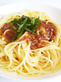 大葉と梅肉ソースの和風パスタ-レシピのメイン写真