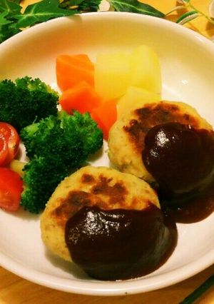おからハンバーグ❤ソースがとろける美味-レシピのメイン写真