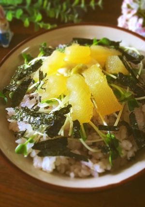 正月ランチに☆簡単♪数の子サラダ丼ぶり-レシピのメイン写真