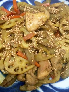 きんぴらレンコンごぼうカレー風味-レシピのメイン写真