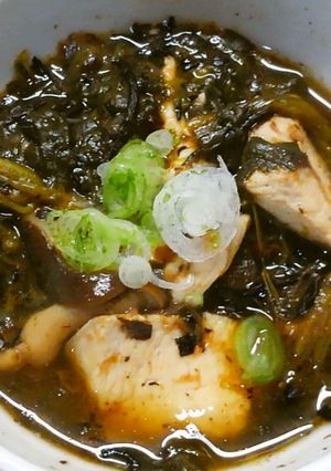 鶏むね肉とほうれん草 ひじきの和風煮♪-レシピのメイン写真