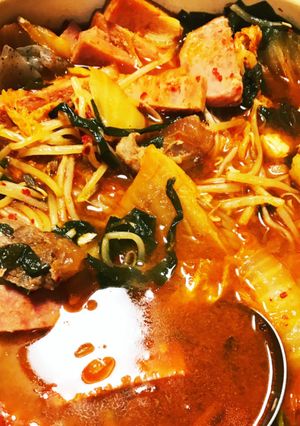 市販のスープにプラスで簡単本格プデチゲ♫-レシピのメイン写真