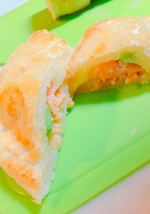 **スモークサーモンと枝豆のパイ**-レシピのメイン写真