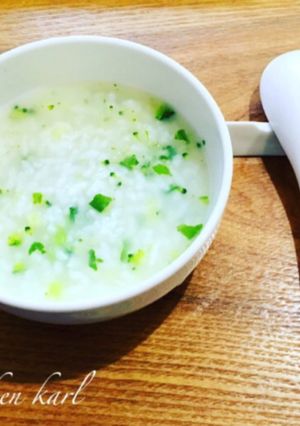 簡単1:2ご飯で七草粥風青菜粥-レシピのメイン写真