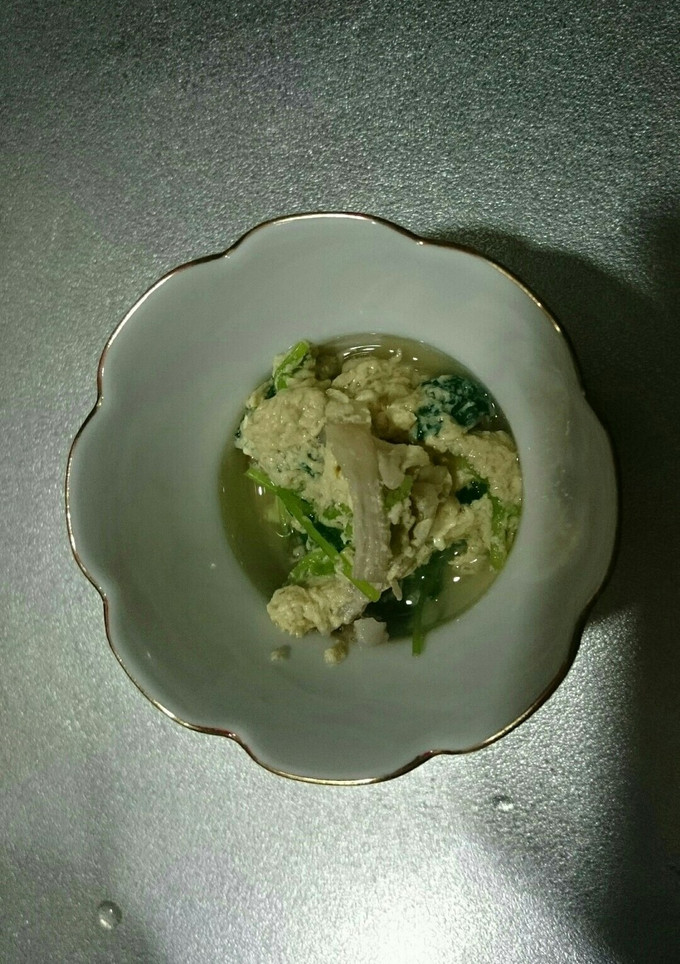 生椎茸の茎と三つ葉の卵とじ-レシピのメイン写真