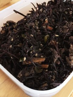 ごま香る ひじきの煮物-レシピのメイン写真