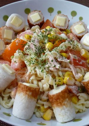 クルルとチーカマサラダ!(^^)!-レシピのメイン写真