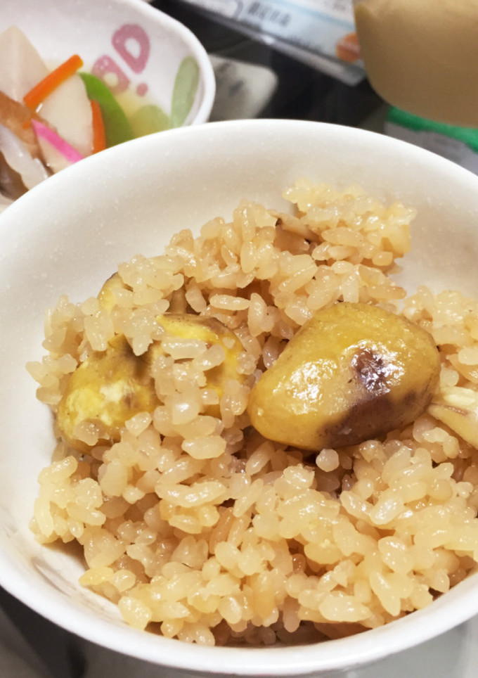 簡単！おこわ風栗ご飯！-レシピのメイン写真