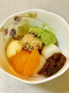 白玉あんみつ-レシピのメイン写真