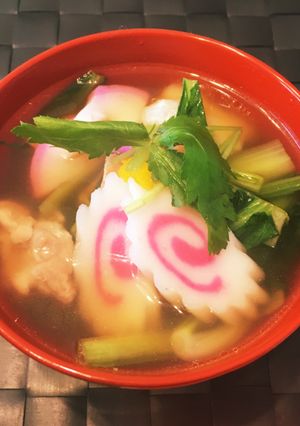 あごだしでつくるお雑煮-レシピのメイン写真