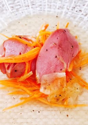 鴨肉とにんじんのラペ-レシピのメイン写真
