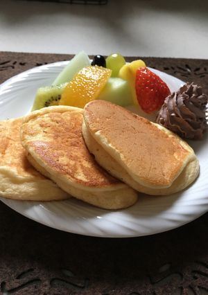 ふわっふわ＊スフレパンケーキ-レシピのメイン写真