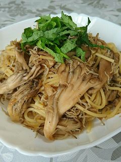 簡単 大葉香る舞茸としらすの和風パスタ♪-レシピのメイン写真