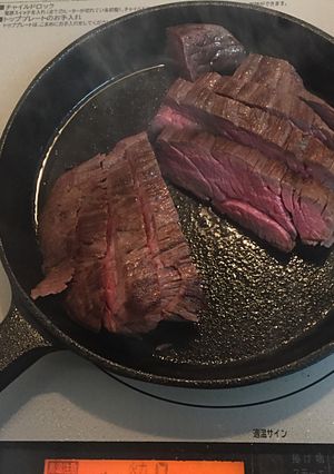 120℃で作る厚切りステーキ-レシピのメイン写真