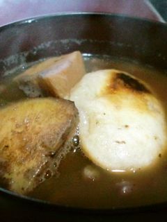 煮るだけ☆さつまいも入り塩ぜんざい-レシピのメイン写真