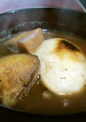 煮るだけ☆さつまいも入り塩ぜんざい-レシピのメイン写真