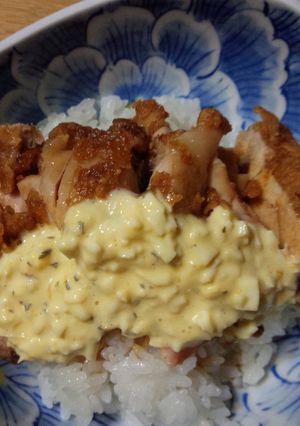 温かい酢飯で！　チキン南蛮丼♪-レシピのメイン写真
