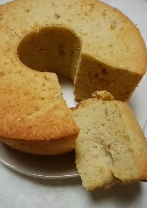 ヘルシー⭐材料5つで豆腐バナナのシフォン-レシピのメイン写真